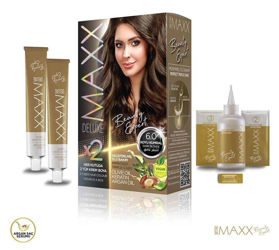 MAXX DELUXE X2 İKİLİ BOYA 6.0 KOYU KUMRAL