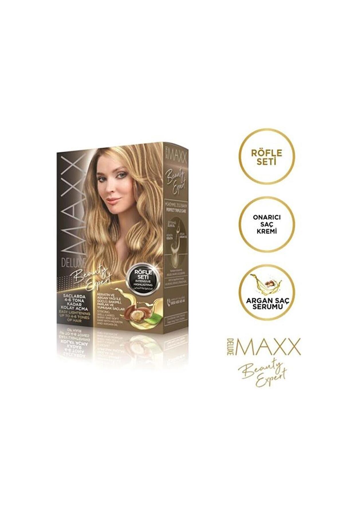 Maxx Deluxe Saç Boyası Röfle Seti