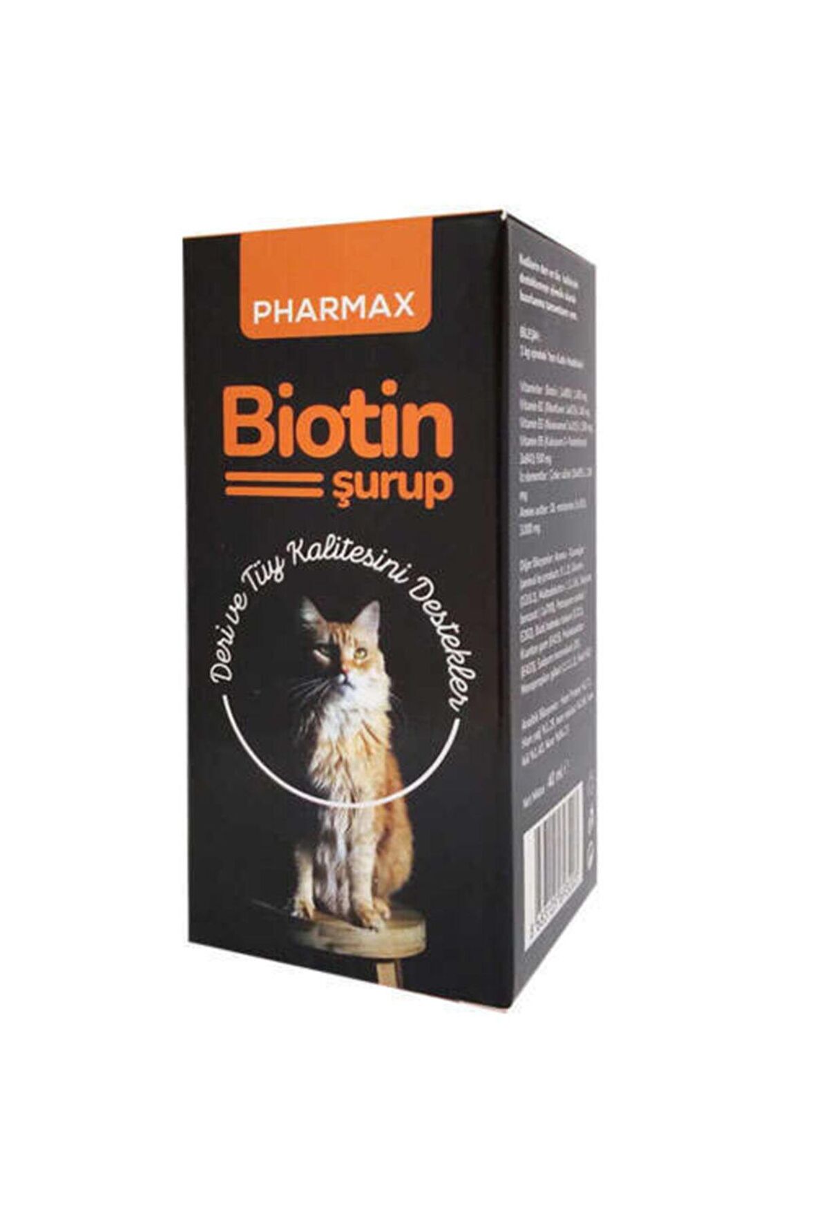 Pharmax Biotin Deri Ve Tüy Sağlığı Kedi Şurubu 40 ML