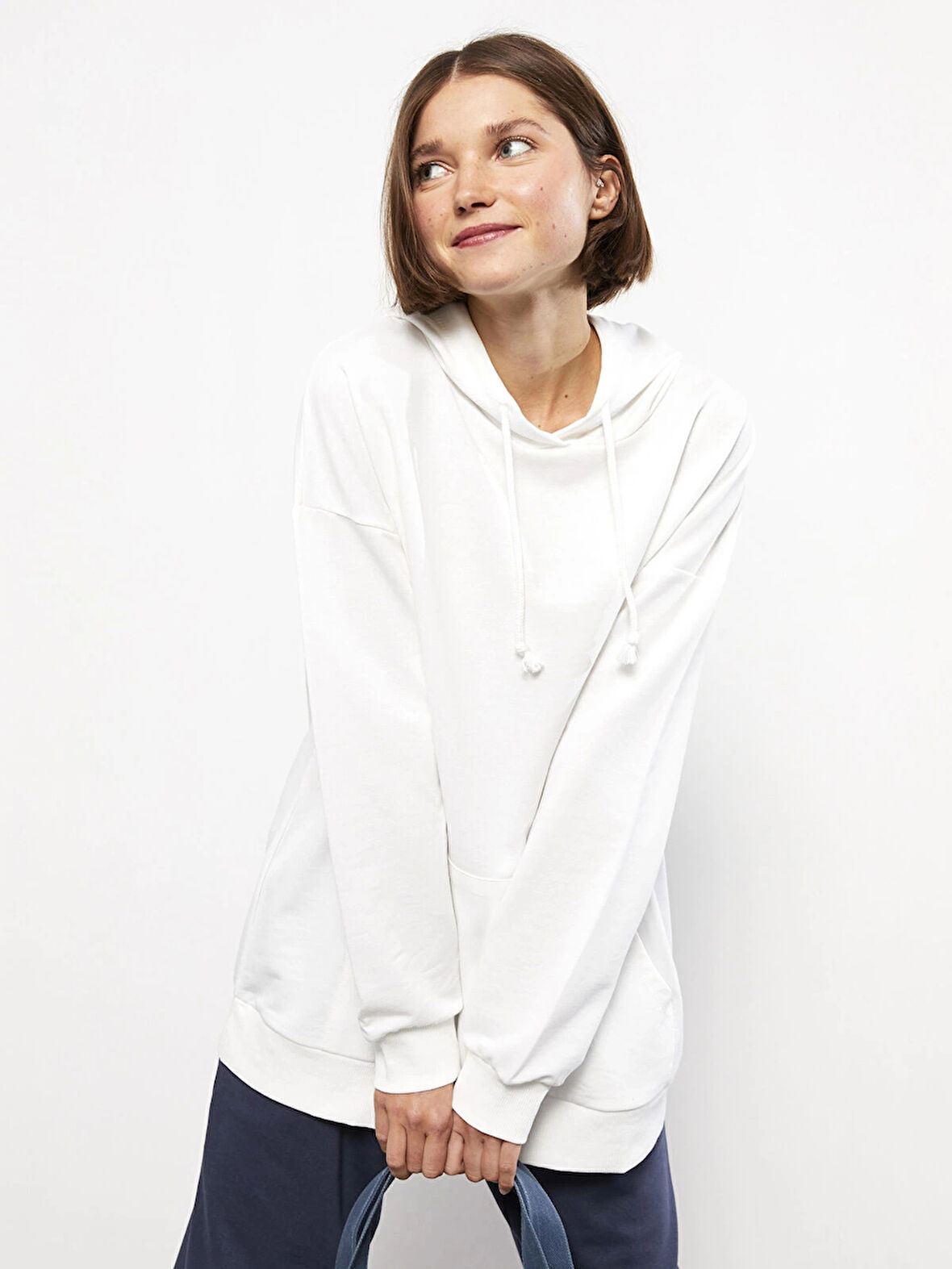 LCW Vision EKRU Kadın Hoodie