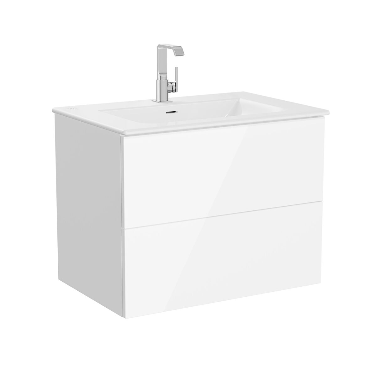 VitrA Metropole Pure 67226 Lavabo Dolabı, 2 Çekmeceli, Parlak Beyaz, 80 cm