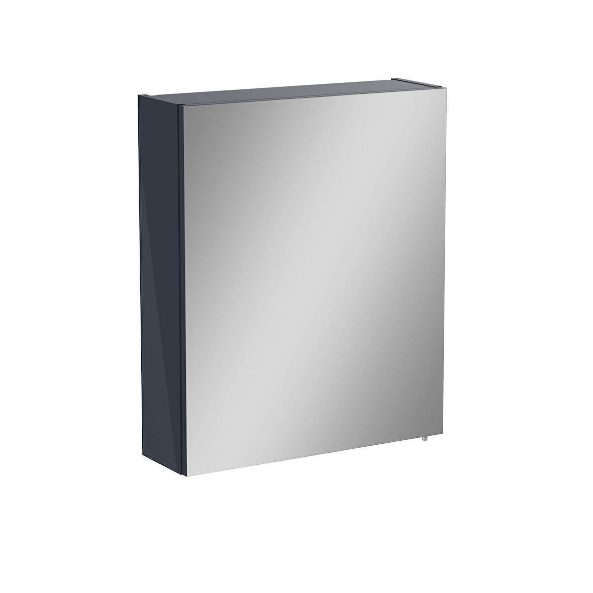 VitrA Mia 67710 Asimetrik Dolaplı Ayna, Parlak Antrasit, 60 cm