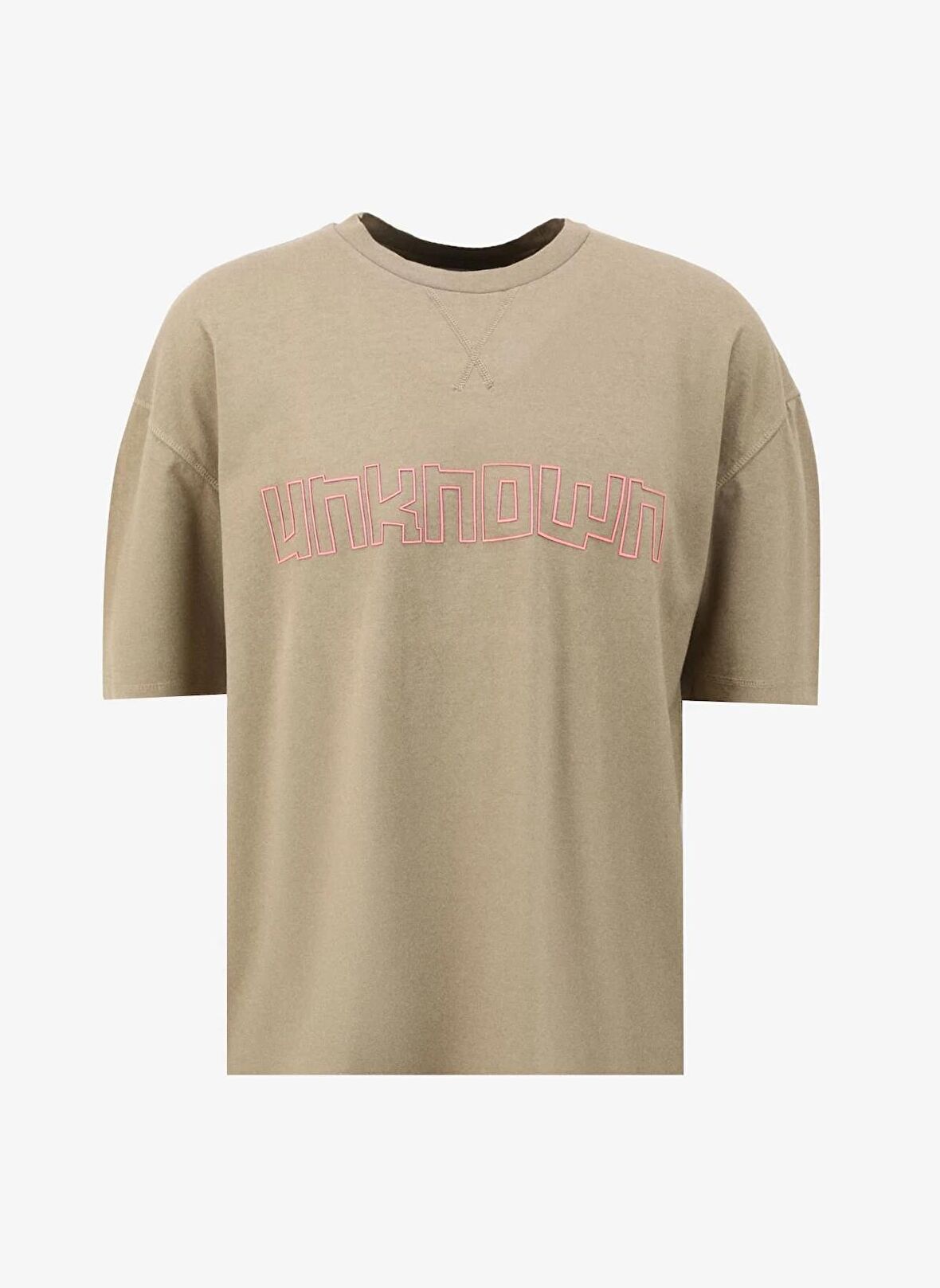 Gmg Fırenze Bisiklet Yaka Bej Erkek T-Shirt GU23MFW03001