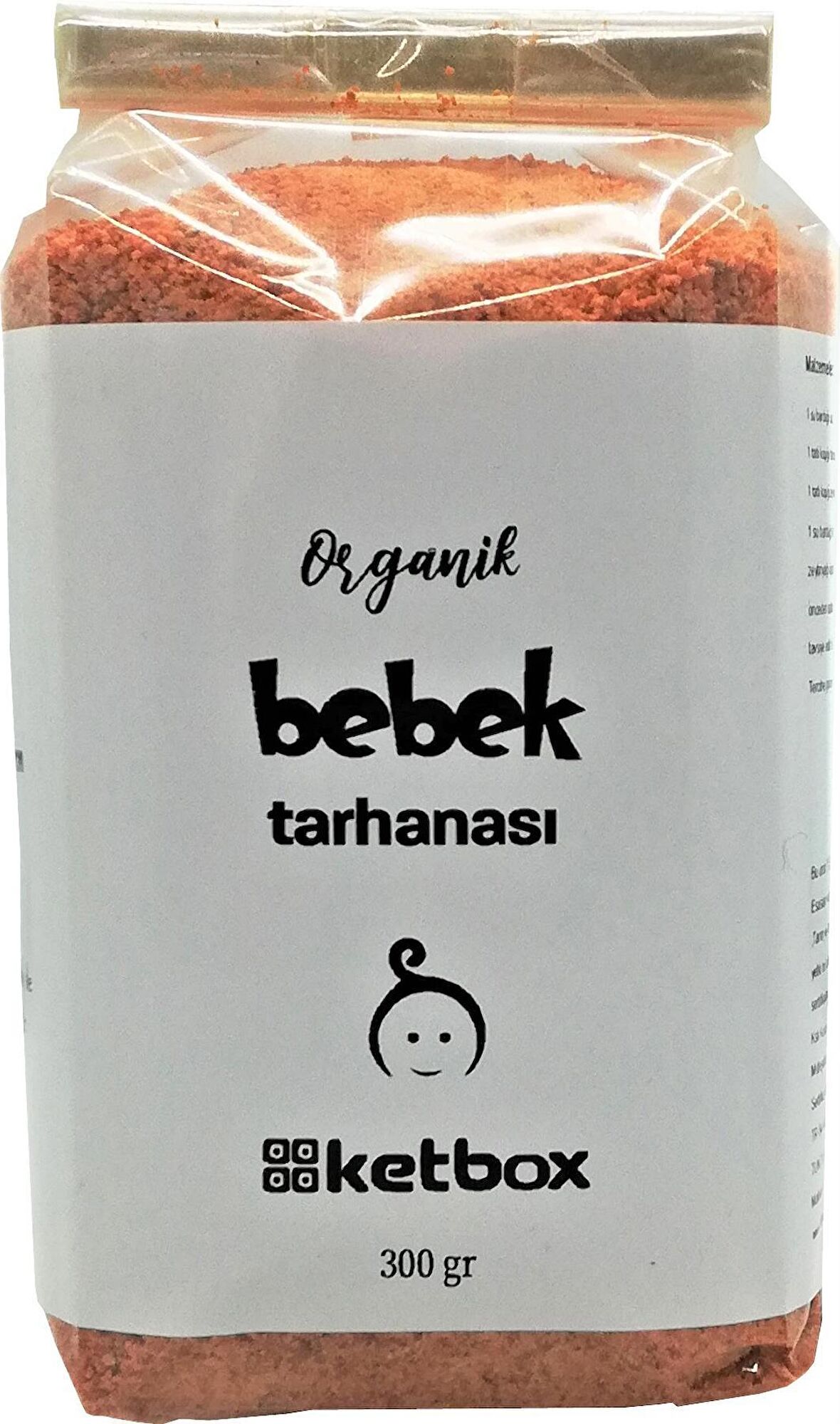 Organik Bebek Tarhanası +6 Ay 300 gr Katkısız Doğal