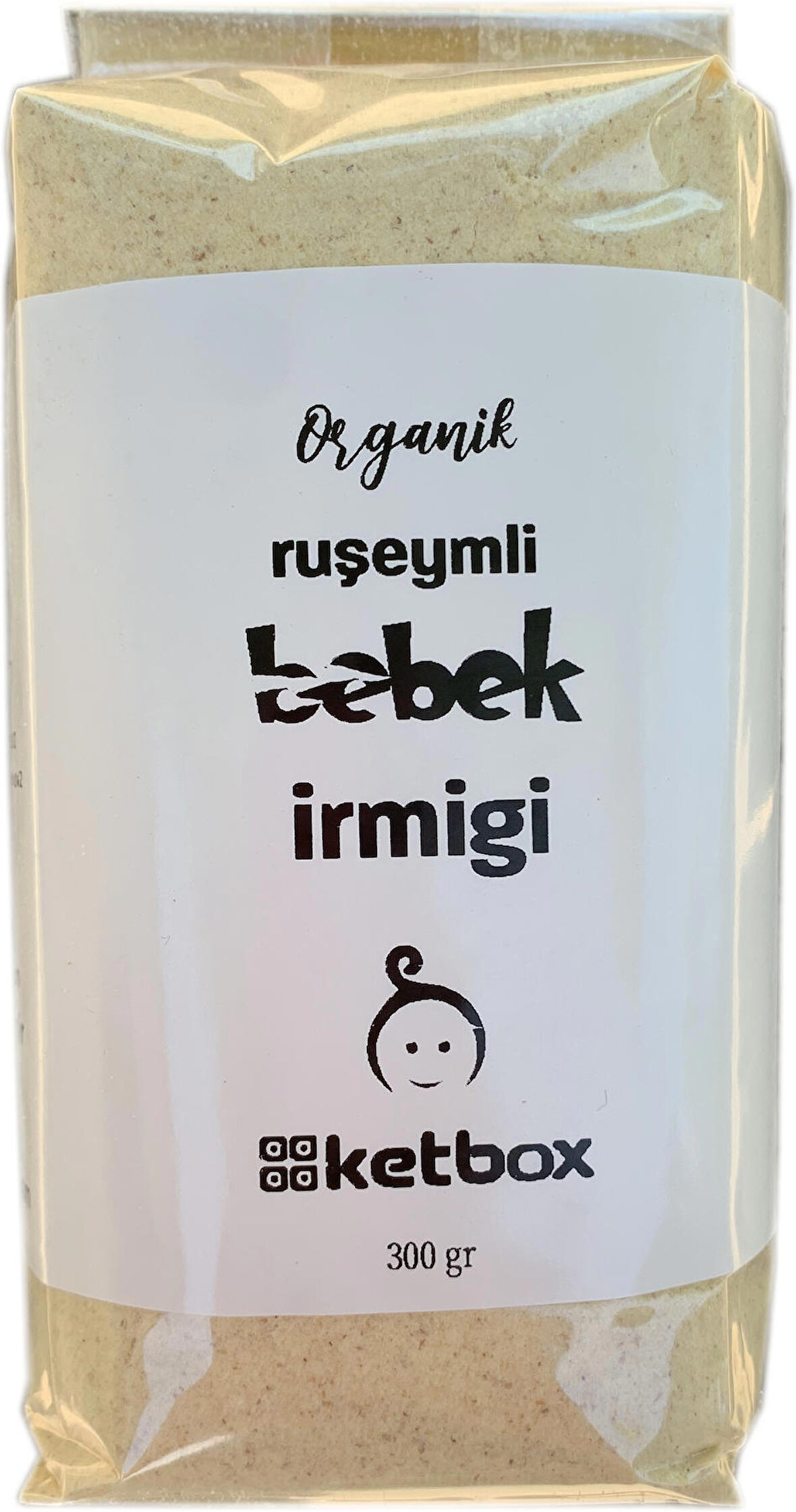 Organik Doğal Buğday Ruşeymli Bebek İrmiği 300 gr +8 Ay