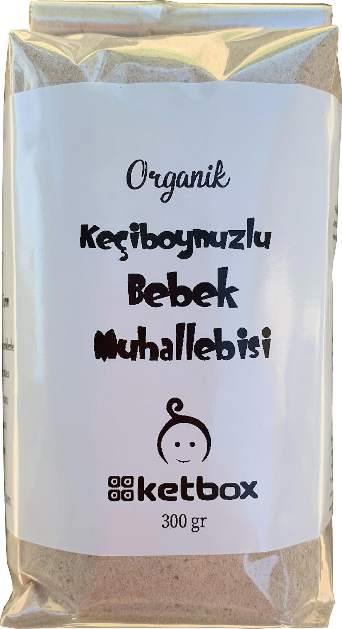 Organik Keçiboynuzlu Bebek Muhallebisi Karışımı 300 Gr Ek Gıda +8 Ay