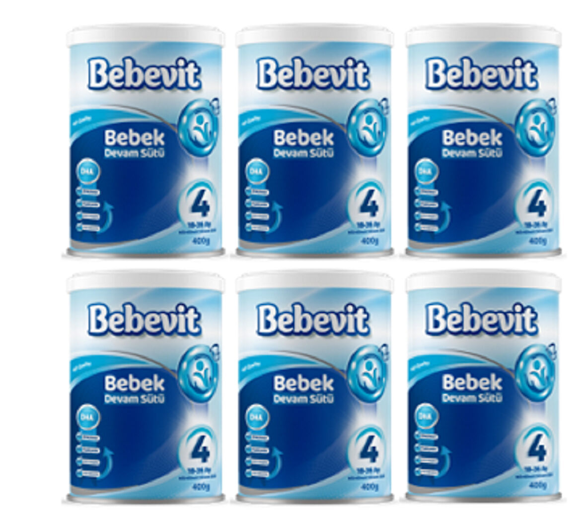 Bebevit 4 Bebek Devam Sütü 400 gr 6 ADET