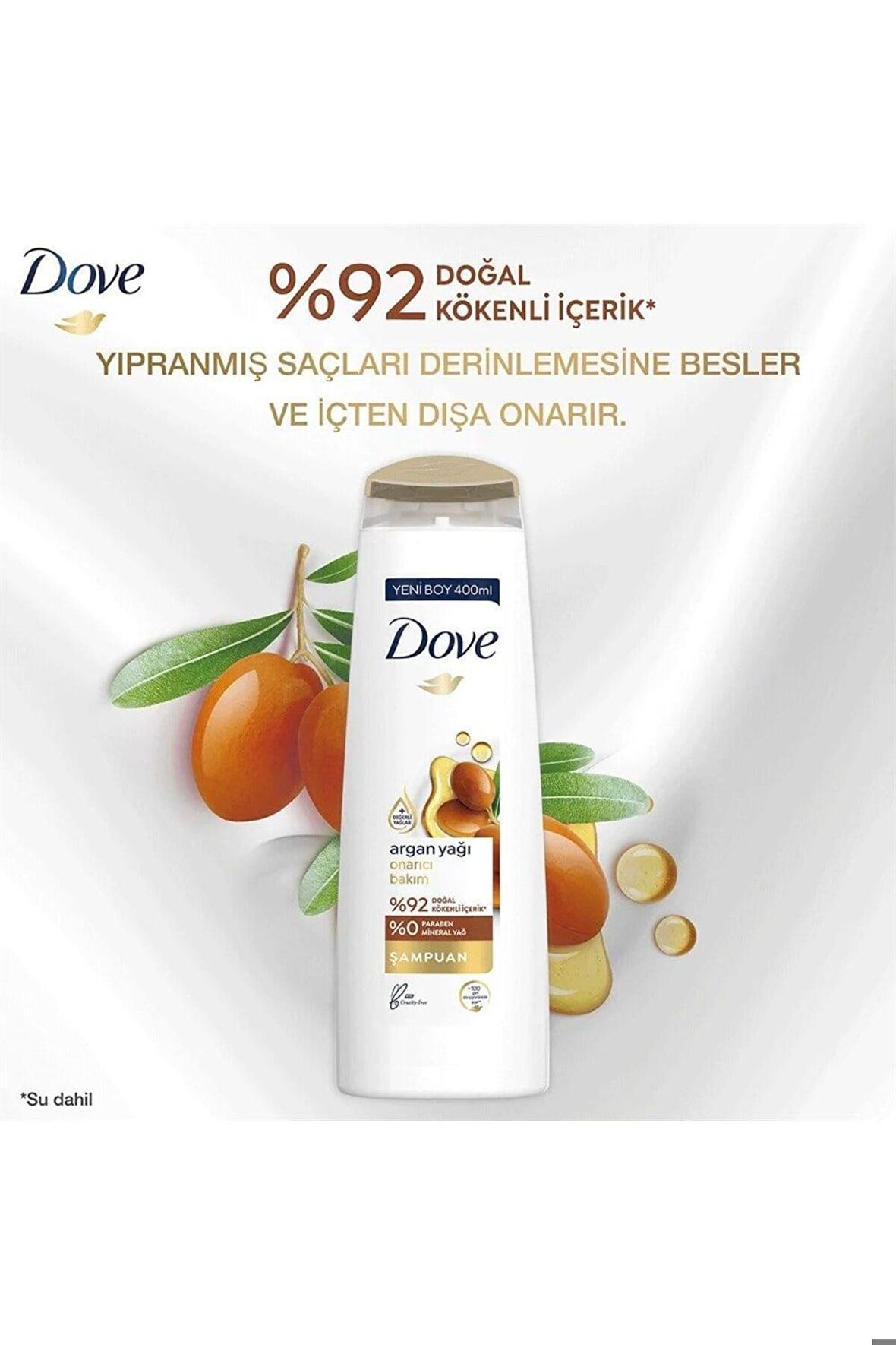 Onarıcı Bakım Argan Yağı Şampuan 400 ml