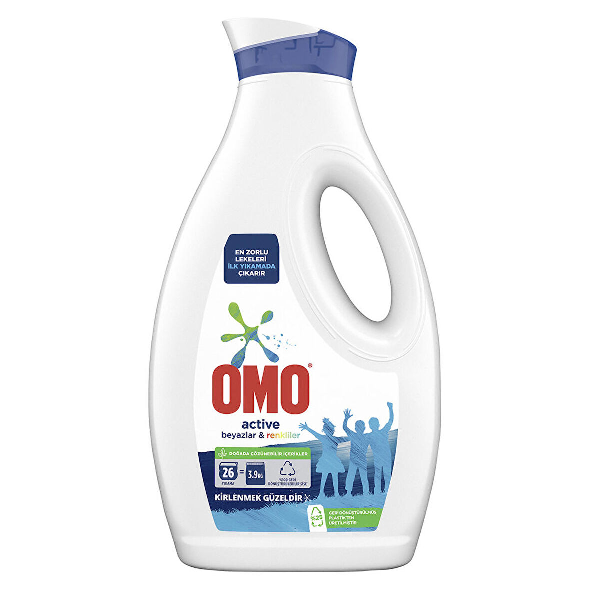 Omo Sıvı Deterjan Active Beyazlar ve Renkliler 1690 ML 26 Yıkama