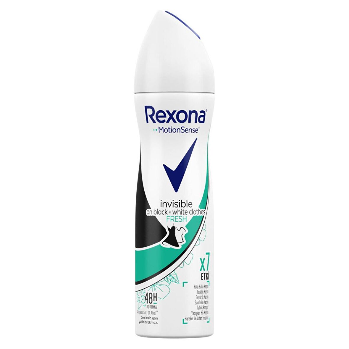 Rexona Deodorant Invisible Black White Fresh Women 150 Ml