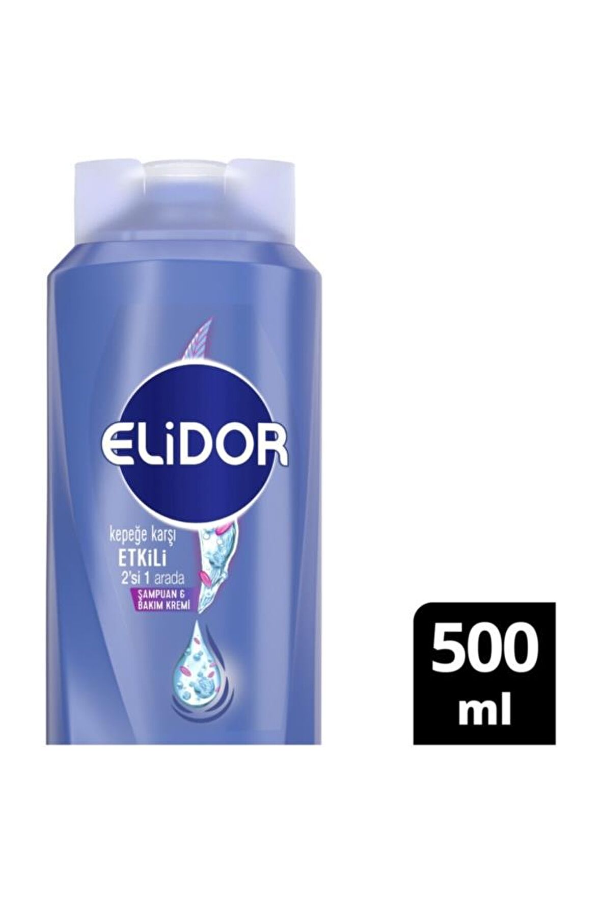 Elidor Kepeğe Karşı Etkili 2'si 1 Arada Şampuan & Bakım Kremi 500 ml