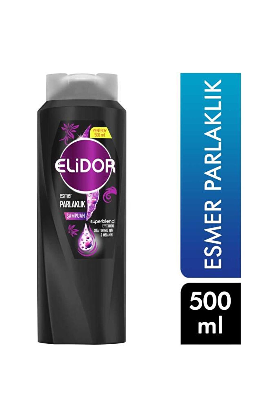 Elidor Superblend Normal Saçlar İçin Parlaklık Verici Chia Tohumu Yağlı Şampuan 500 ml