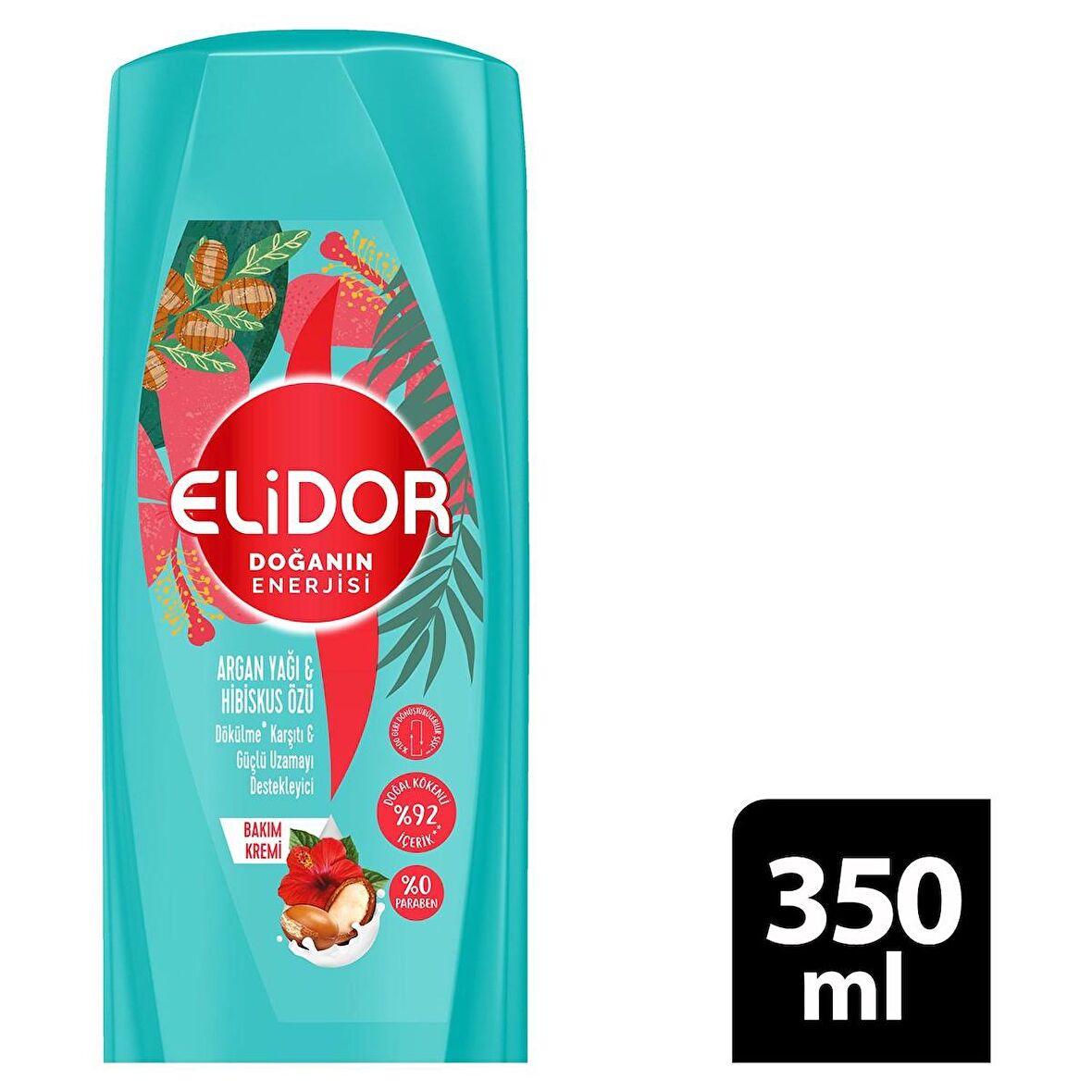 Elidor Saç Kremi Doğanın Enerjisi Argan Hibiskus Özlü 350 Ml