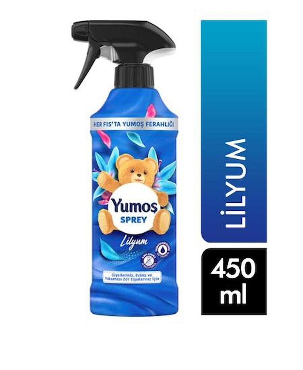 Yumoş Sprey 450 ml. Lilyum (6'lı)