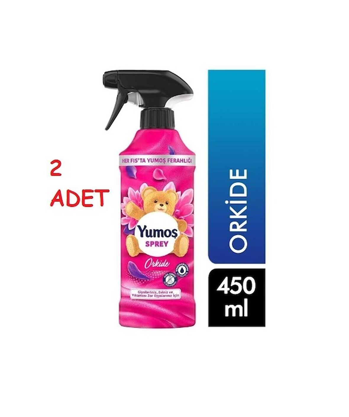 YUMOŞ Sprey Orkide 450 Ml 2' li