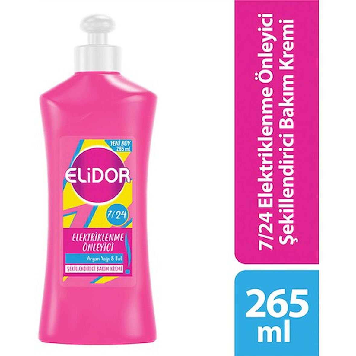 Elidor 7/24 Elektriklenme Önleyici Şekillendirici Bakım Kremi 265 Ml