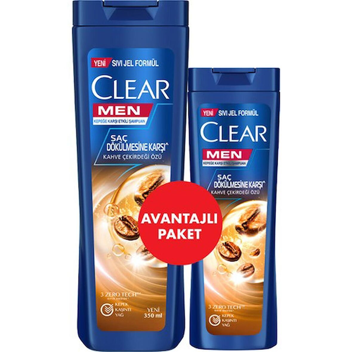 Clear Men Şaç Dökülmesine Karşı Şampuan 350 Ml+180 Ml