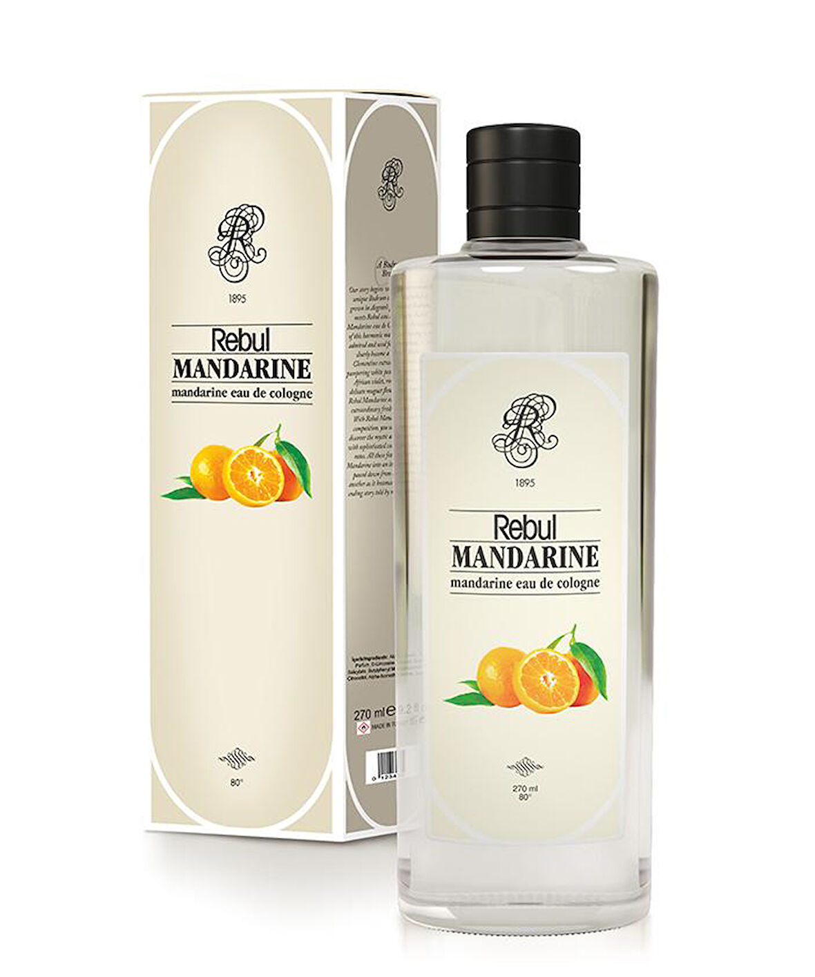 Rebul 80 Derece Mandarine Mandalina Kolonyası Cam Şişe 250 ML