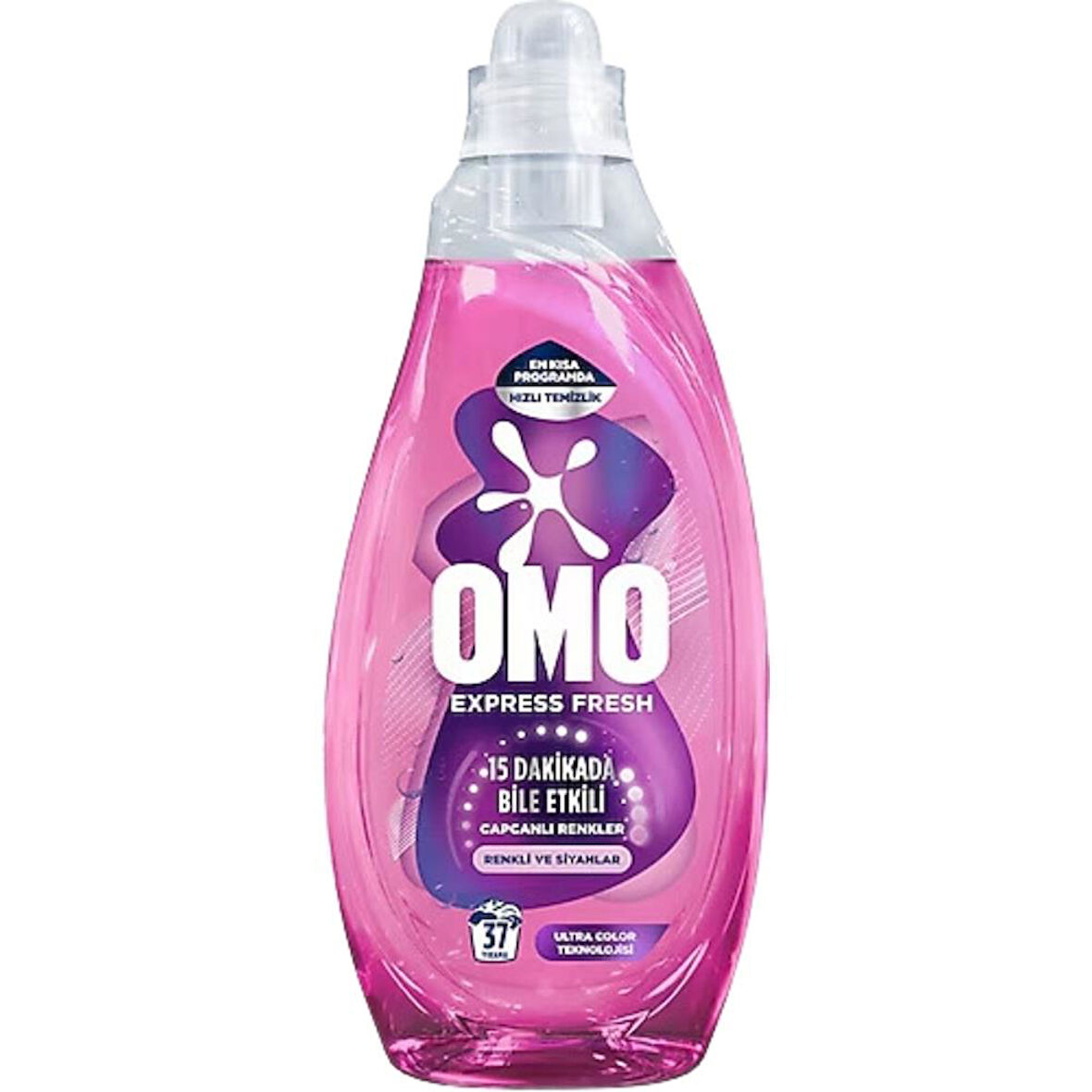 Omo Express Fresh Capcanlı Renkler Renkliler ve Siyahlar için Sıvı Deterjan 1480 Ml