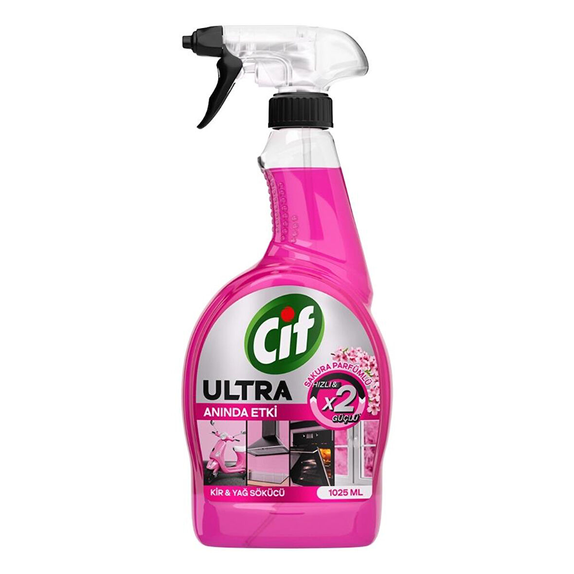 Cif Ultra Anında Etki Kir & Yağ Sökücü Sakura