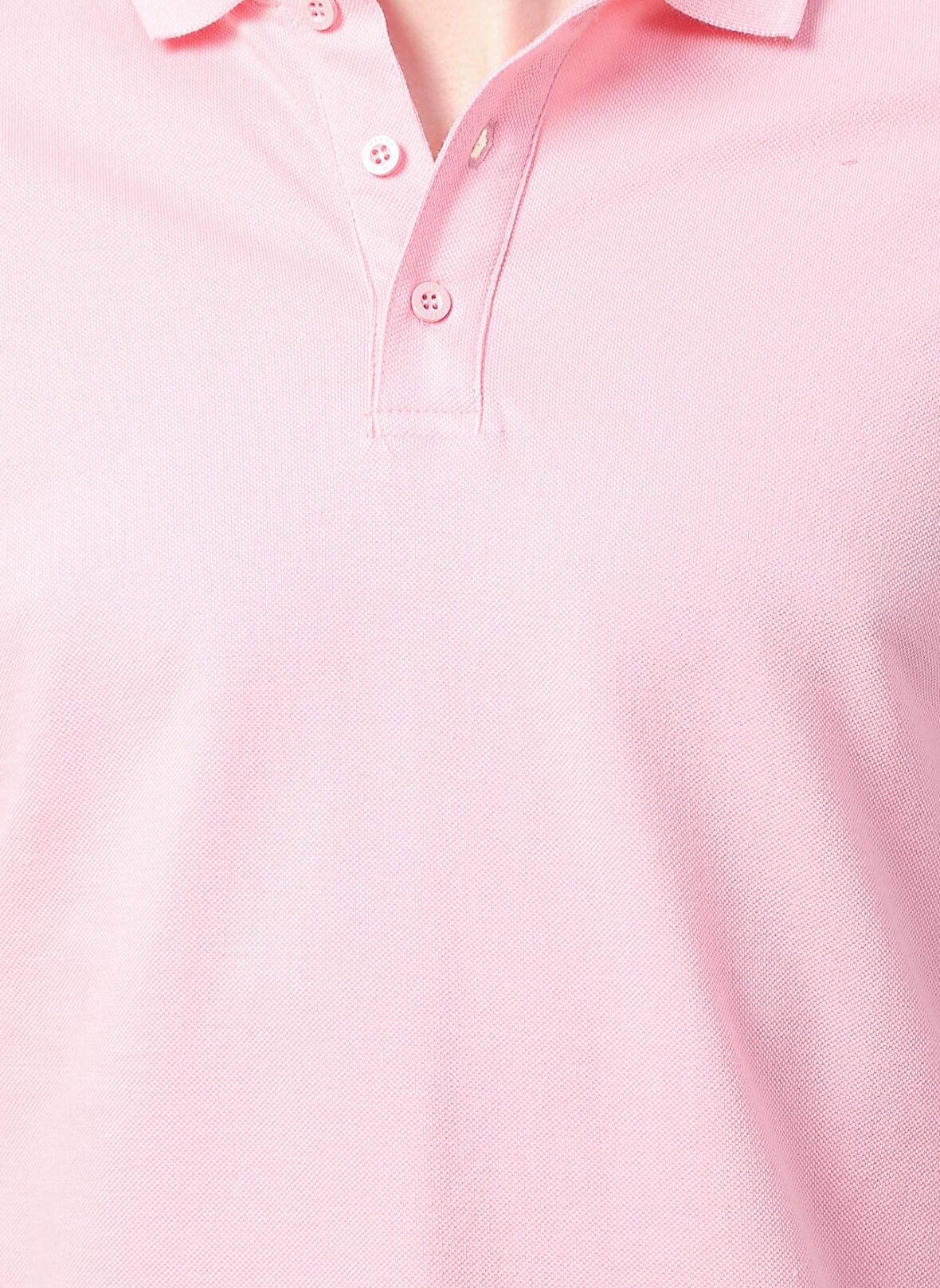 Limon Oscar21 Polo Yaka Basic Düz Pembe Erkek T-Shirt