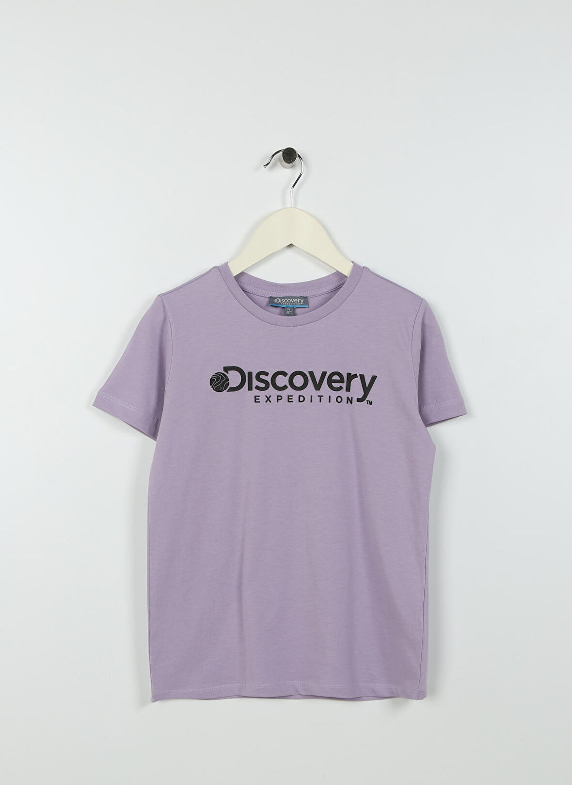 Discovery Expedition Lila Kız Çocuk Bisiklet Yaka Kısa Kollu Baskılı T-Shirt ROGERS GIRL