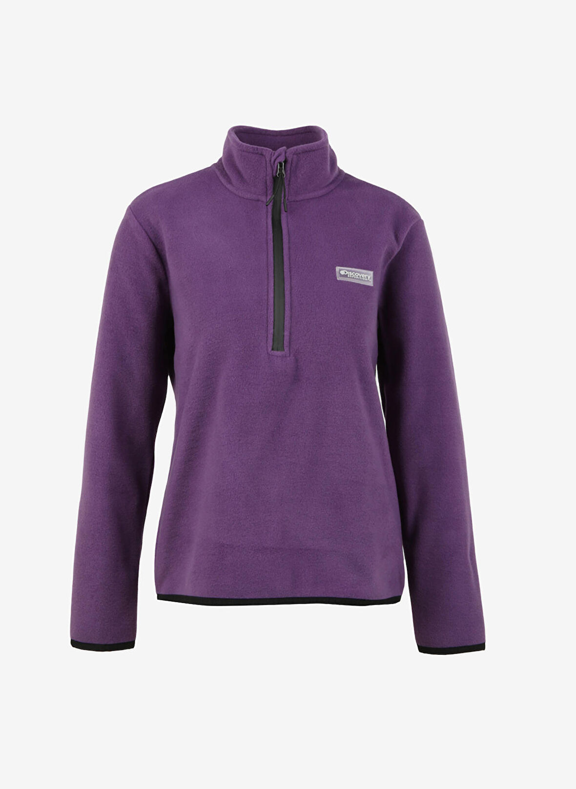 Mor Kadın Kapüşonlu Polar Sweatshırt D3WL-SWT26