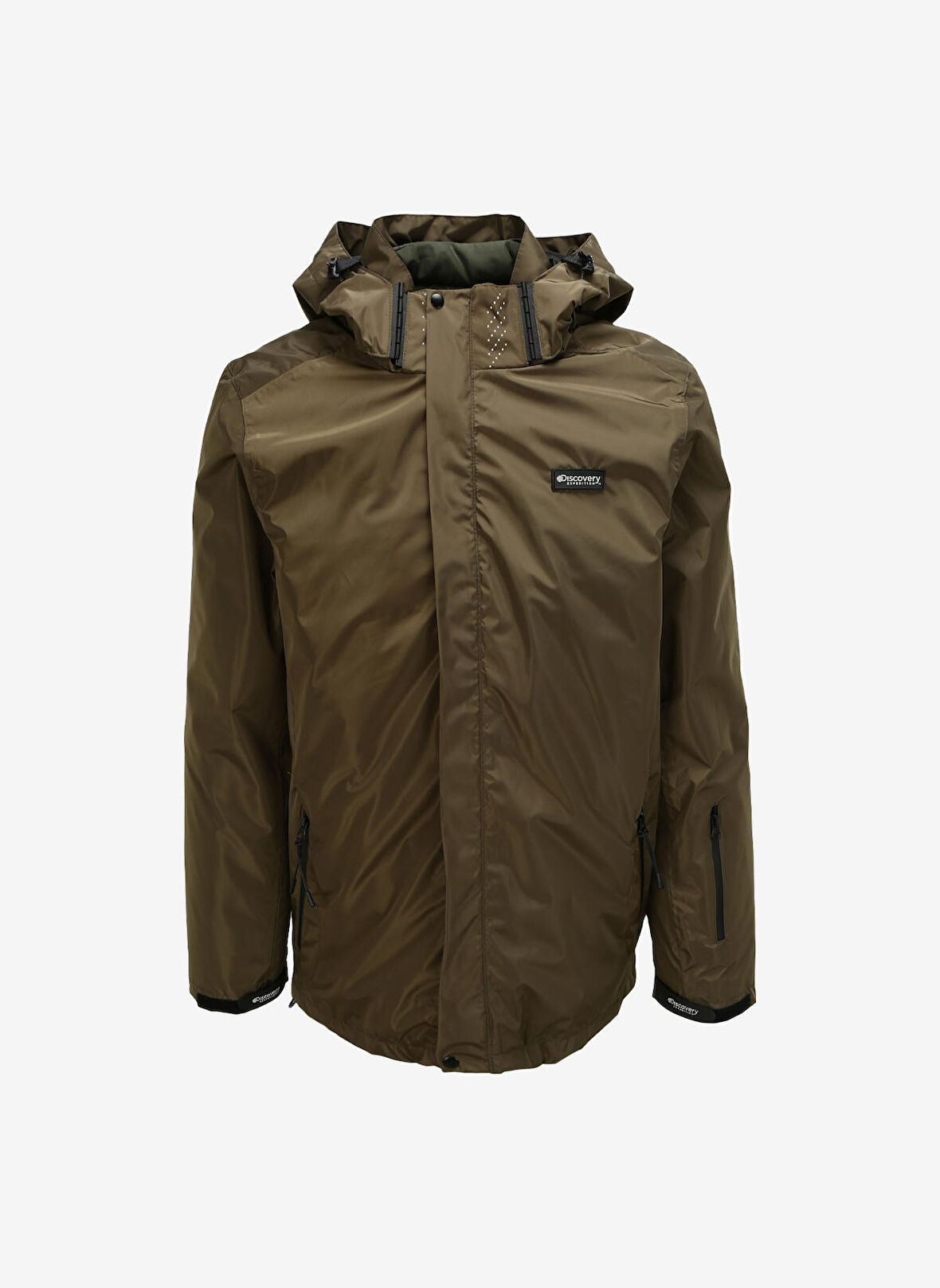 Haki Erkek Kapüşonlu 3 İn 1 Mont D3WM-MNT16