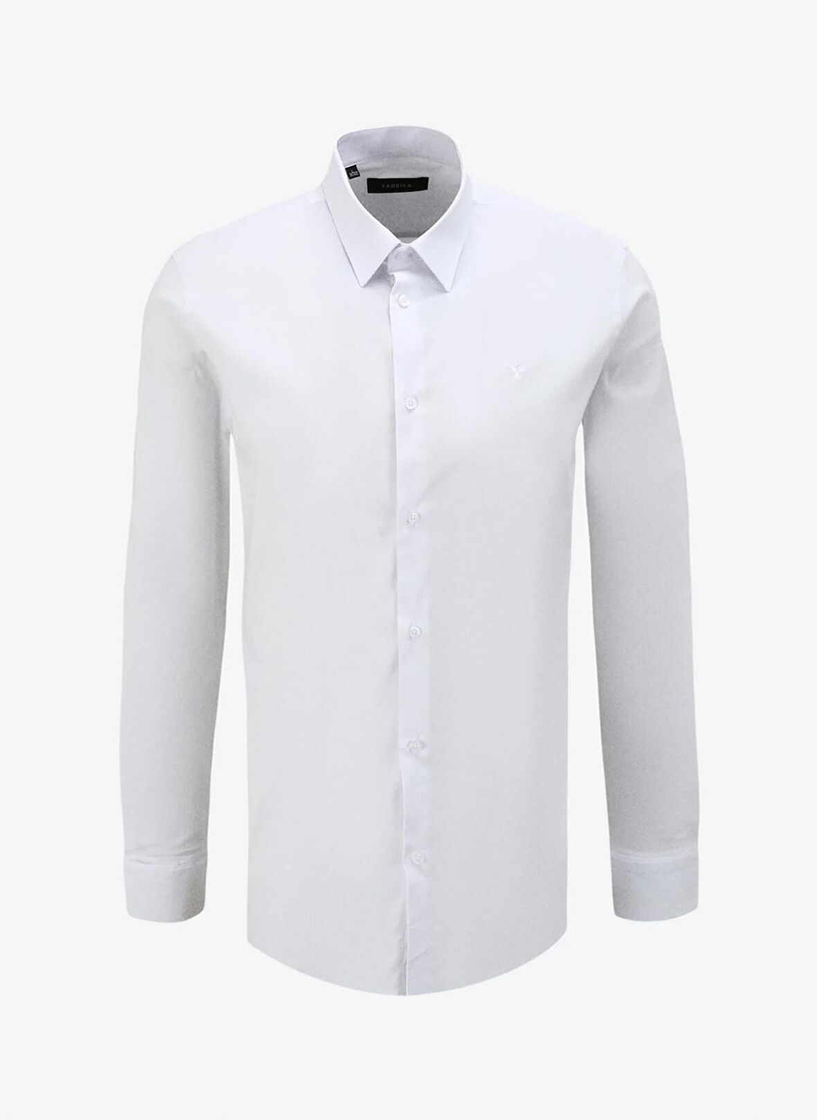 Fabrika Beyaz Erkek Slim Fit Gömlek F4SM-GML 1003