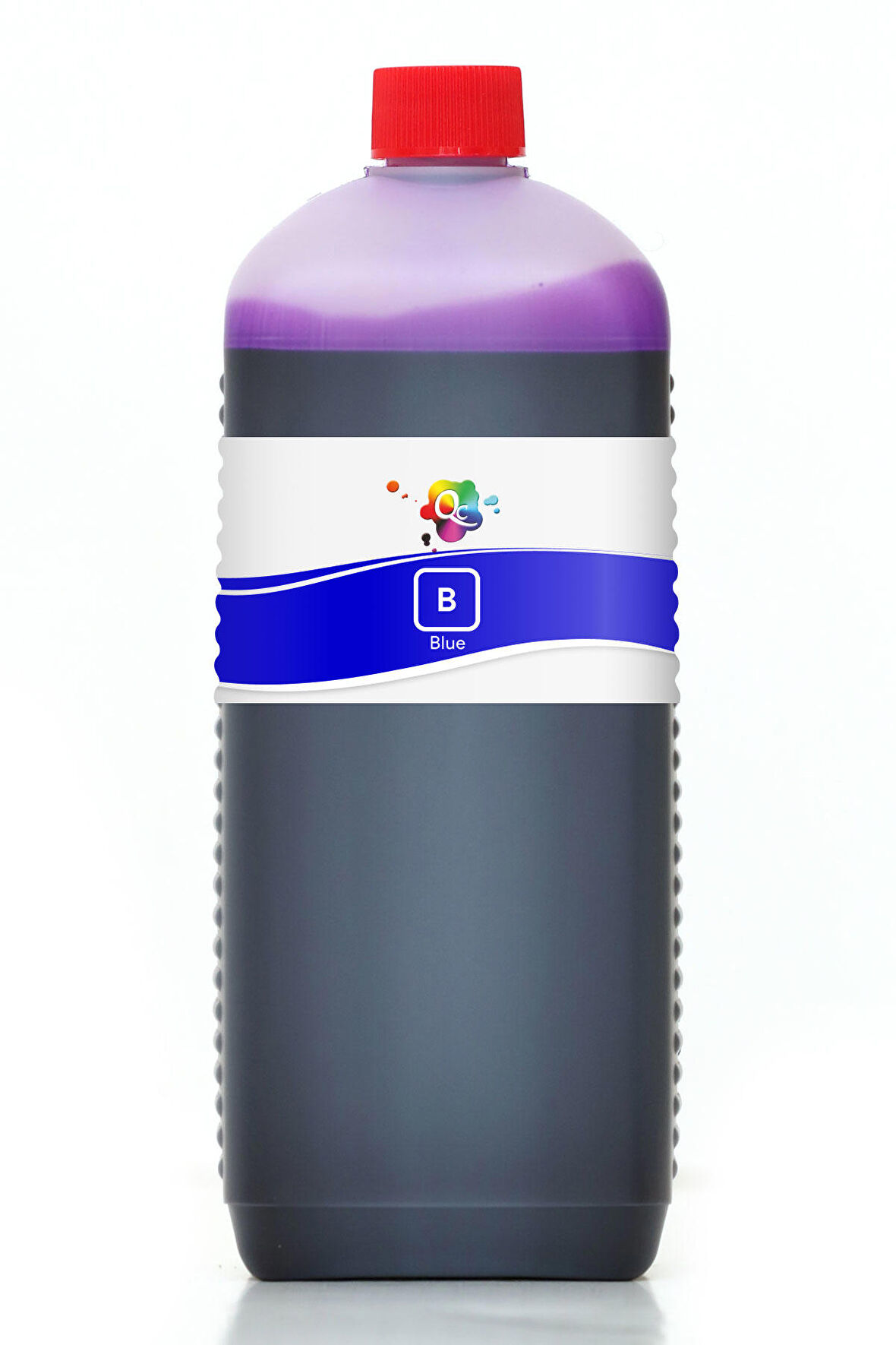 QC Canon Lucia Uyumlu Pigment Mürekkep 1000ml B Blue Gök Mavi Pigment