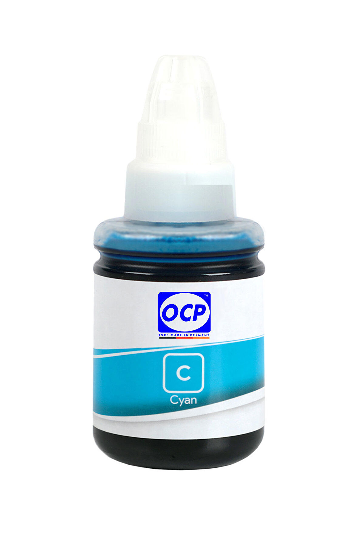OCP Canon Pixma G3000 Uyumlu Yazıcı Mürekkebi 135ml C Cyan Mavi Dye