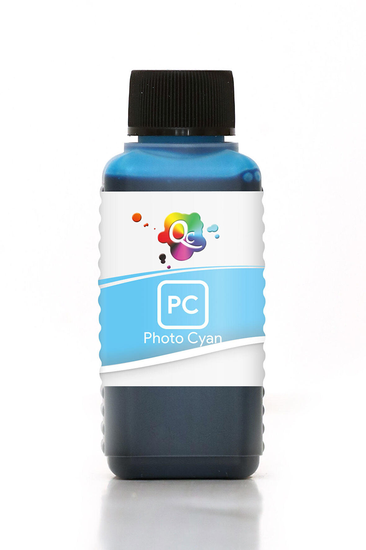 QC Canon Pixma IP6600D Uyumlu Yazıcı Mürekkebi 100ml PC Photo Cyan Foto Mavi Dye