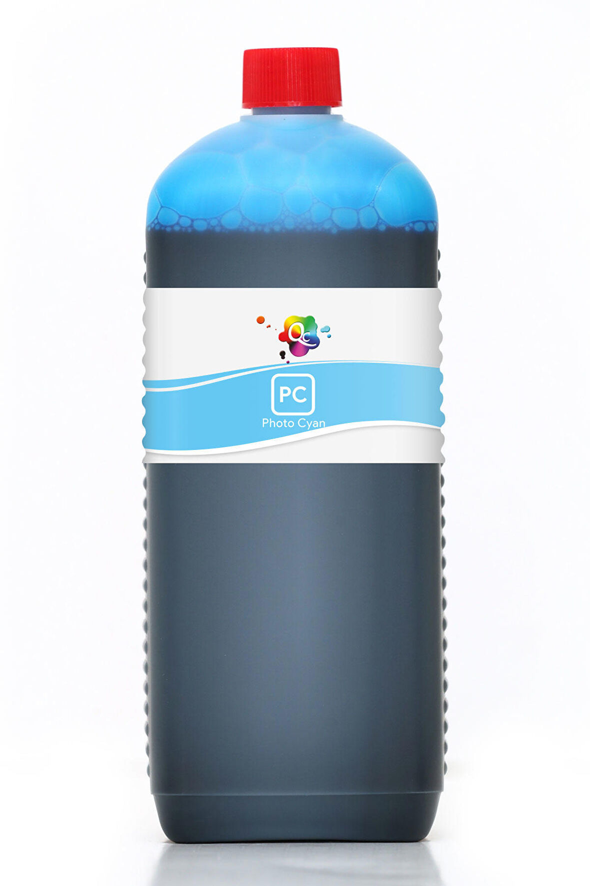 QC Canon Pixma IP6700D Uyumlu Yazıcı Mürekkebi 1000ml PC Photo Cyan Foto Mavi Dye