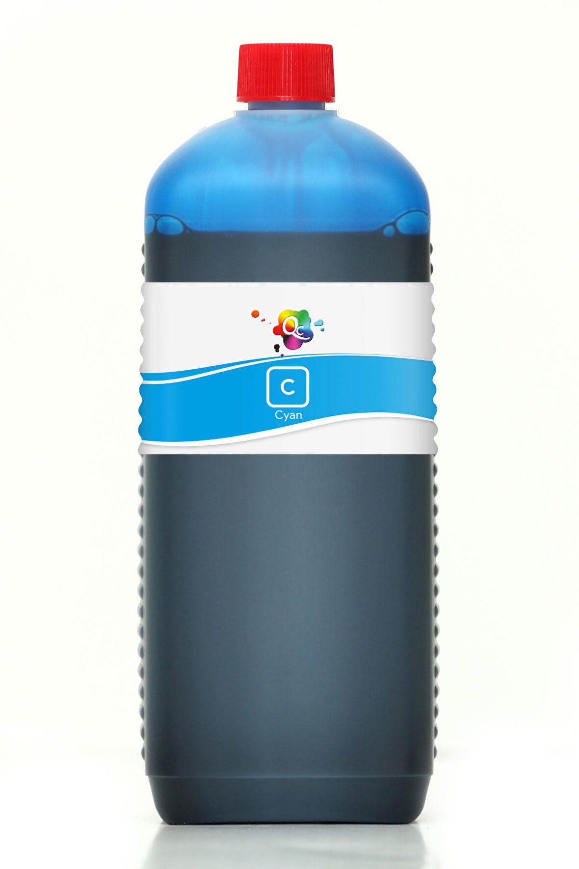 QC Canon Pixma MP220 Uyumlu Yazıcı Mürekkebi 1000ml C Cyan Mavi Dye