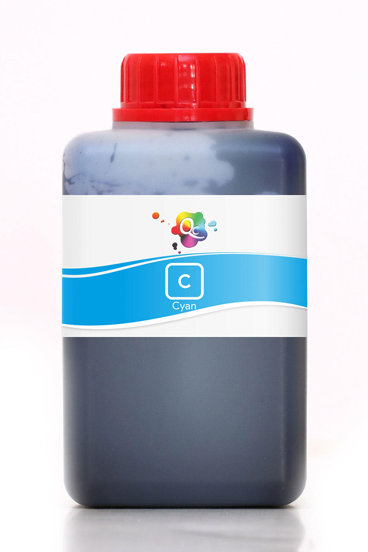 QC Epson Süblimasyon Mürekkep 500ml C DS Cyan Mavi