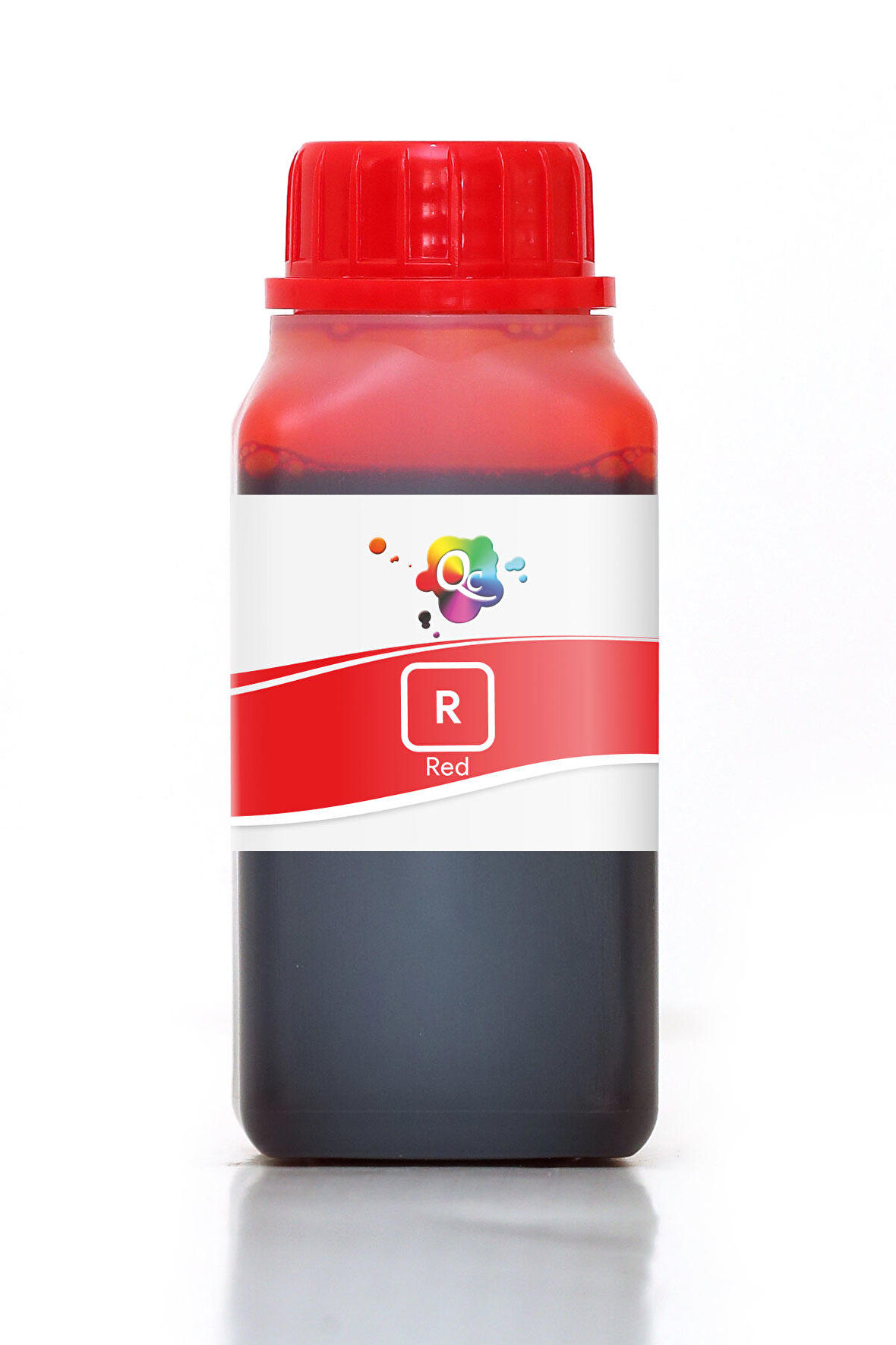 QC HP 45 HP 1918 TIJ 2.5 Endüstriyel Kodlama Ve Markalama Dye Mürekkep Red 250ml R Red Kırmızı Dye