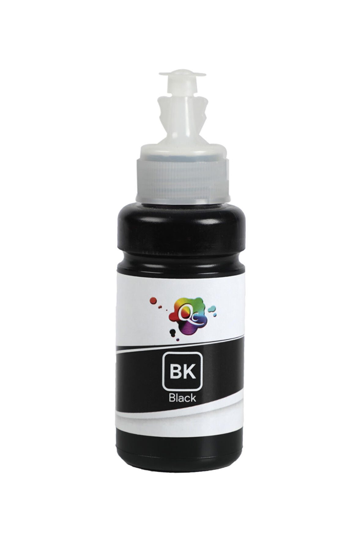 QC Epson EcoTank ET 2714 Uyumlu Yazıcı Mürekkebi 70ml BK Black Siyah Dye