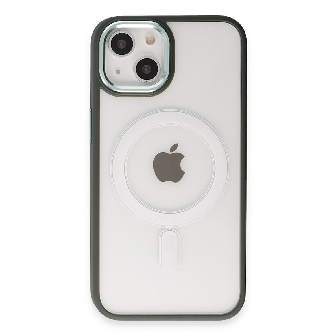 Newface Room iPhone 15 MagSafe Silikon Kılıf - Köknar Yeşili