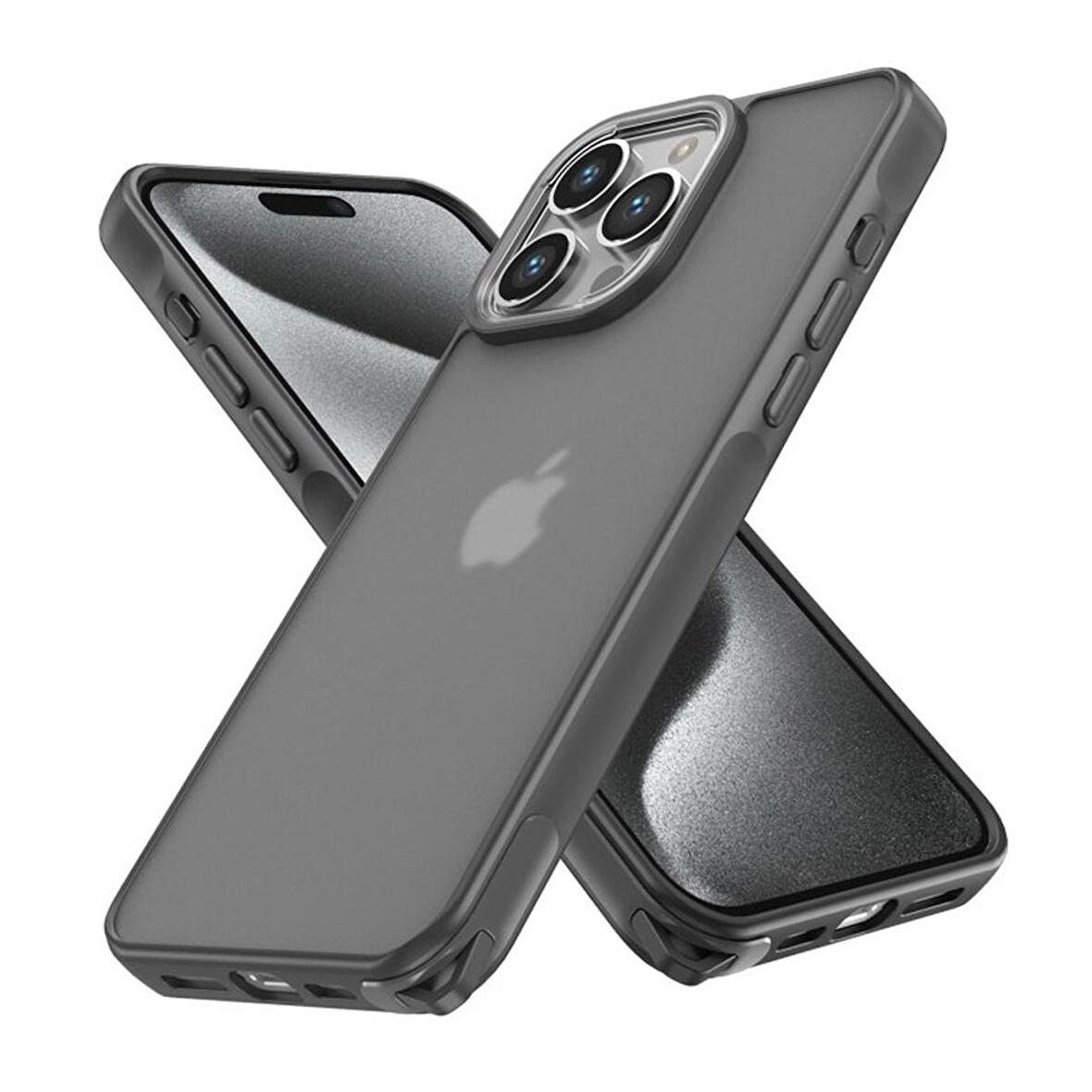 iPhone 15 Pro Max Kılıf Elegant Seri Silikon Kapak