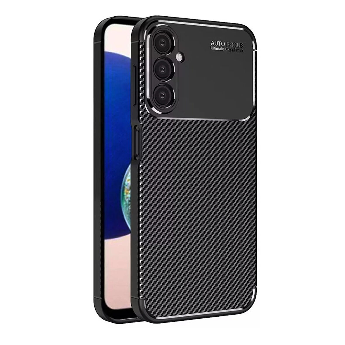 Samsung Galaxy A05s Kılıf Focus Carbon Silikon Kapak