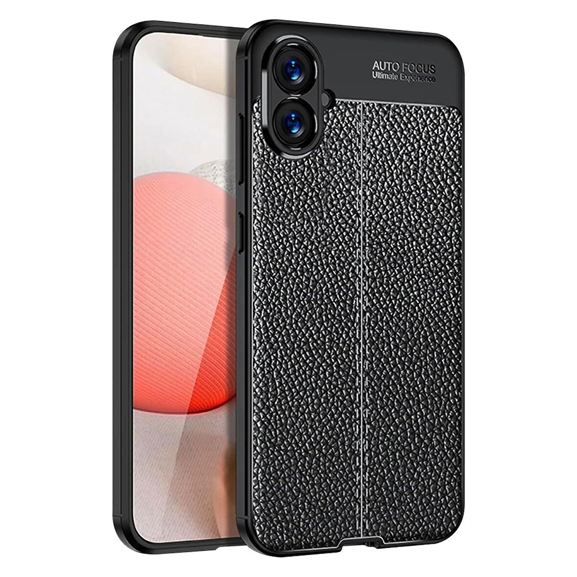 Samsung Galaxy A05 Kılıf Focus Deri Desen Silikon Kapak