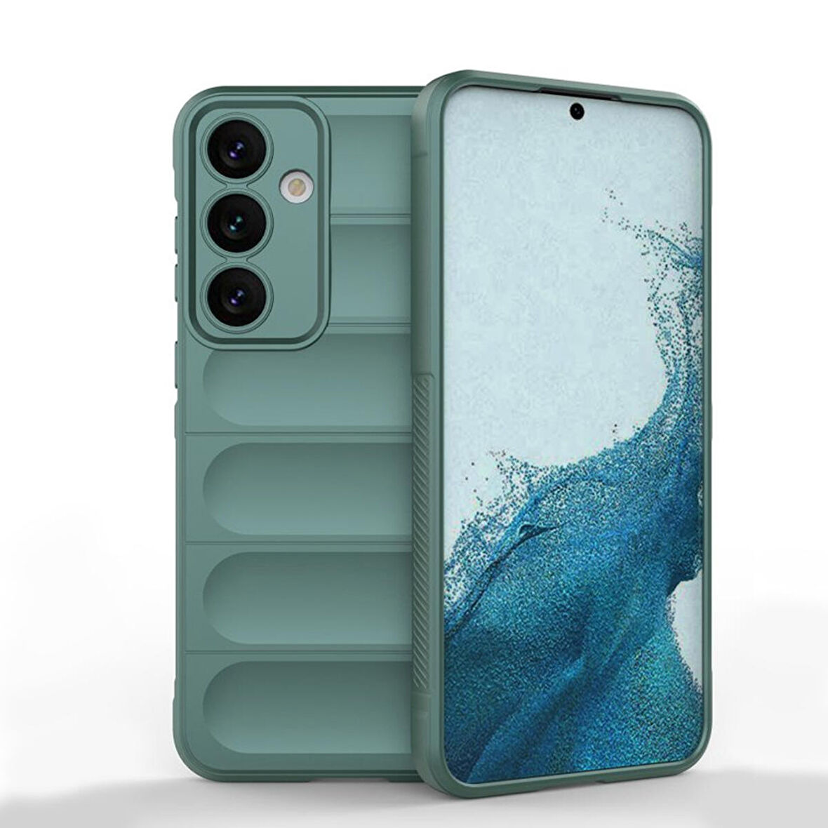 Samsung Galaxy S24 Kılıf Optimum Lens Çerçeveli Silikon Kapak