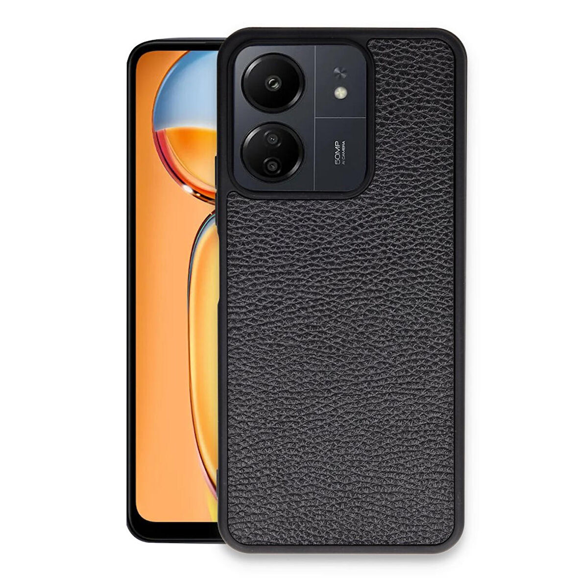 Xiaomi Redmi 13C Kılıf Aras Seri Deri Kapak