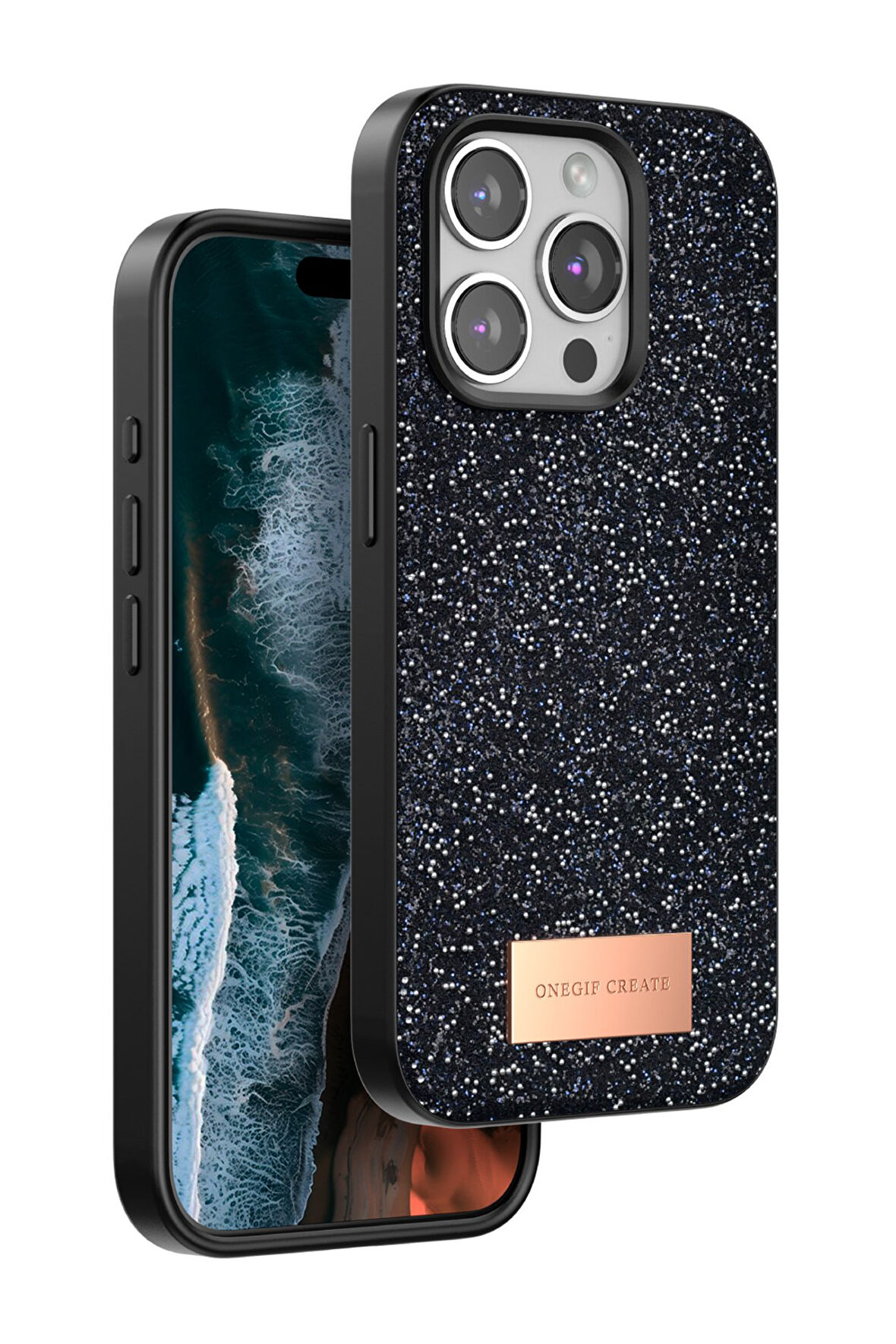 Onegif iPhone 15 Pro Bright Simli Kapak