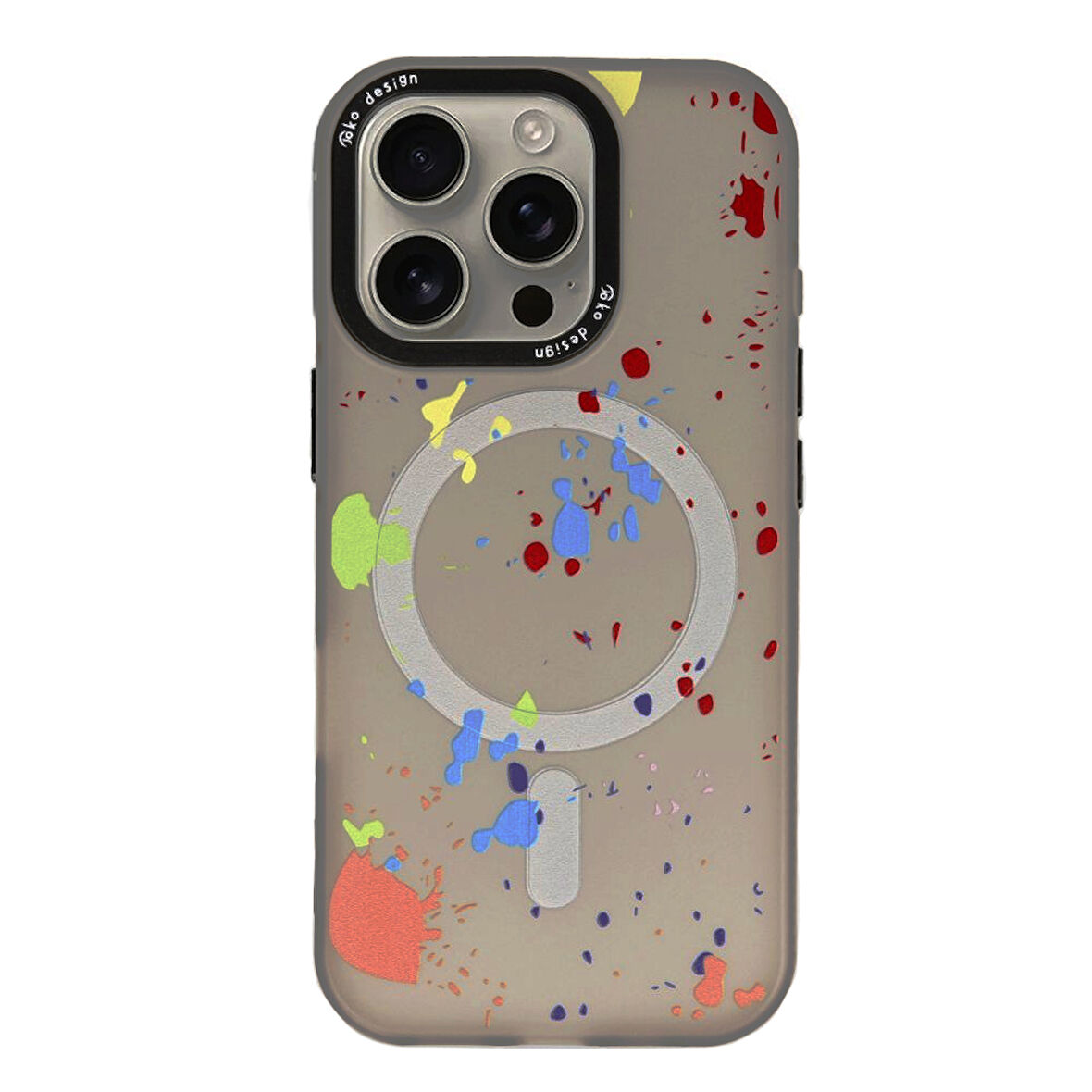 Joko iPhone 16 Pro Kılıf Colorful Seri Silikon Kapak