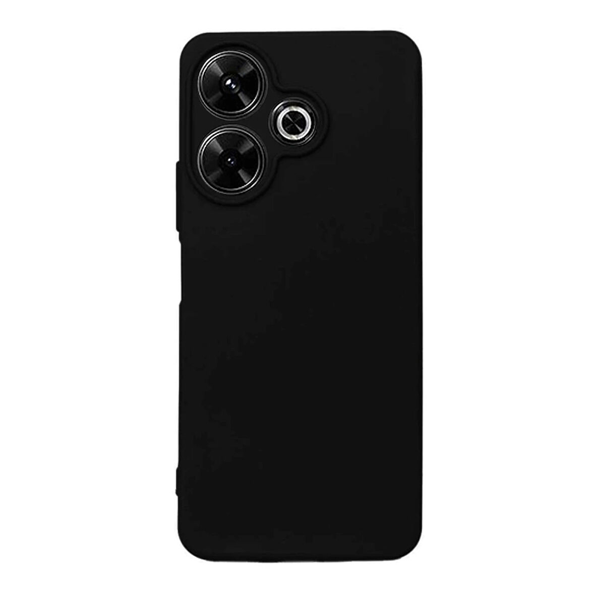 Newface First Xiaomi Redmi 13 4G Silikon Kılıf – Siyah