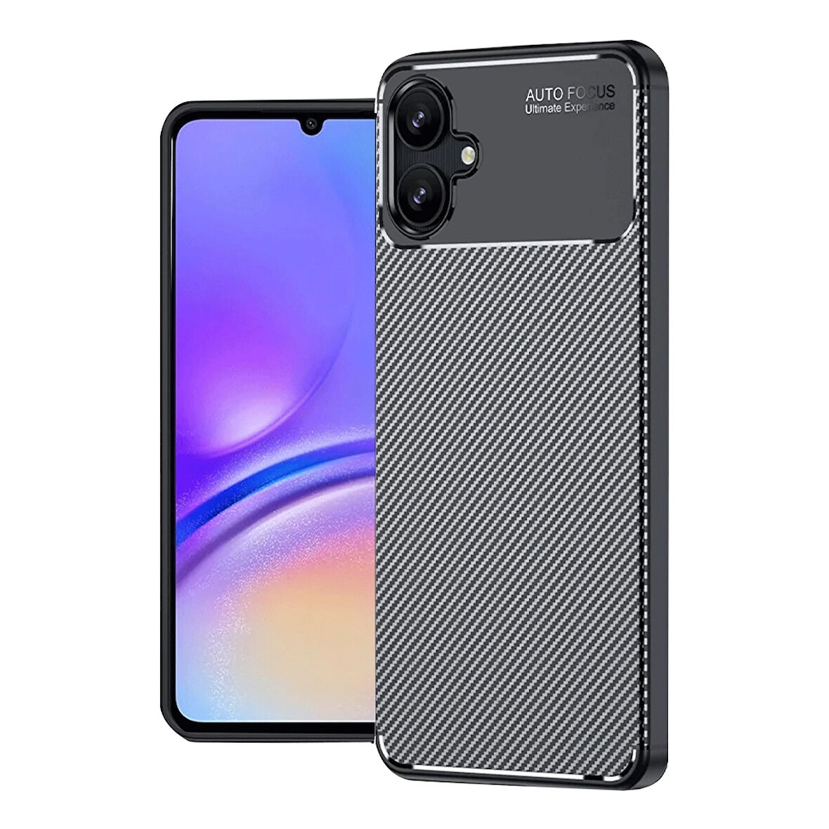 Newface Auto Focus Samsung Galaxy A06 Karbon Kılıf - Siyah