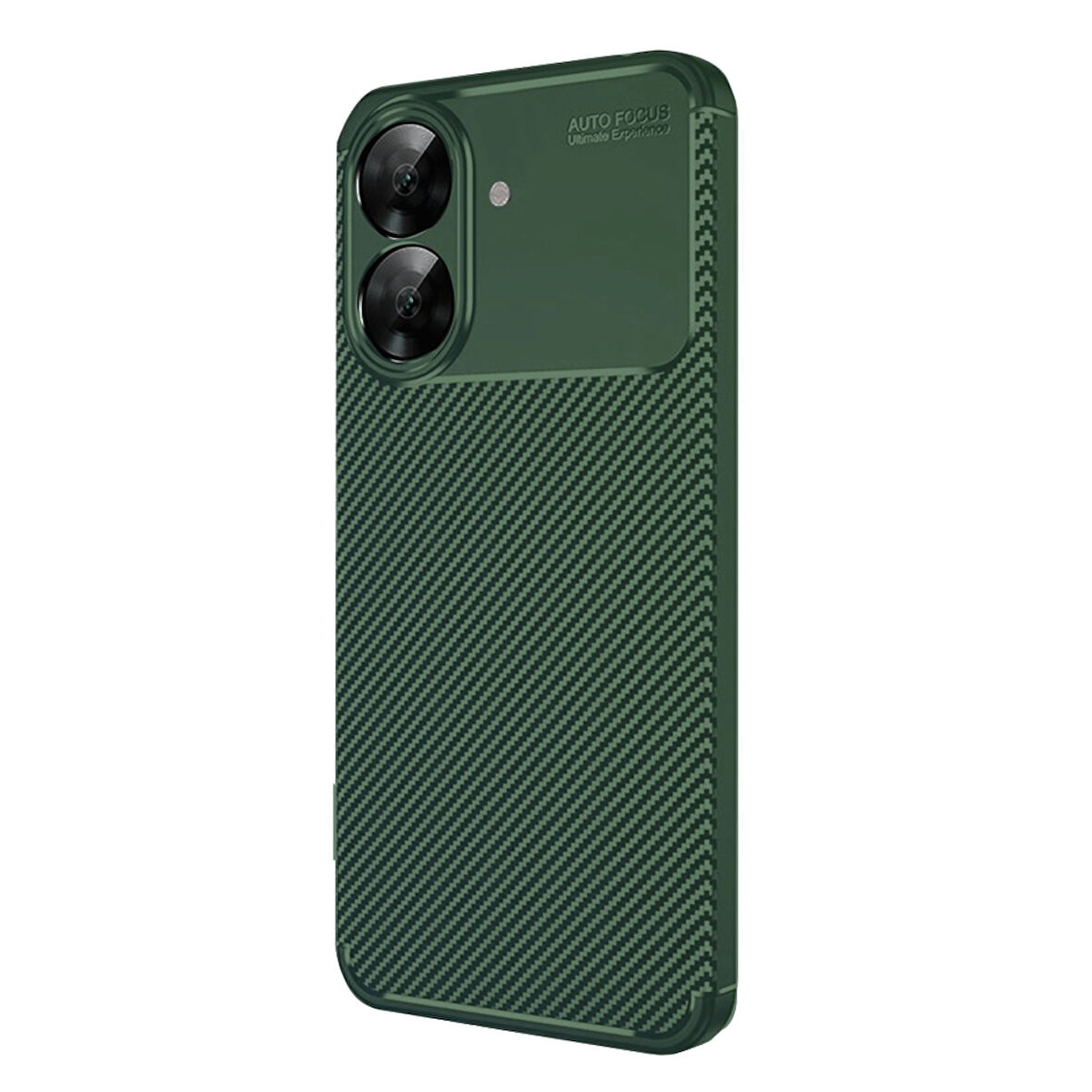 Realme Note 60 Kılıf Focus Carbon Desen Silikon Arka Kapak
