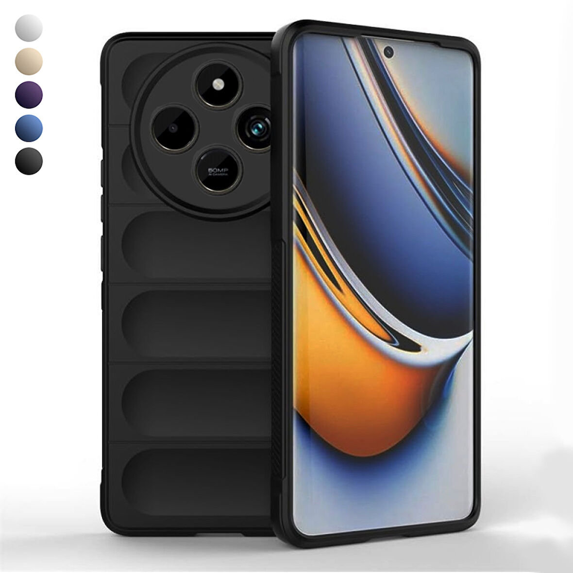 Xiaomi Redmi 14C Kılıf Optimum Lens Çerçeveli Silikon Kapak