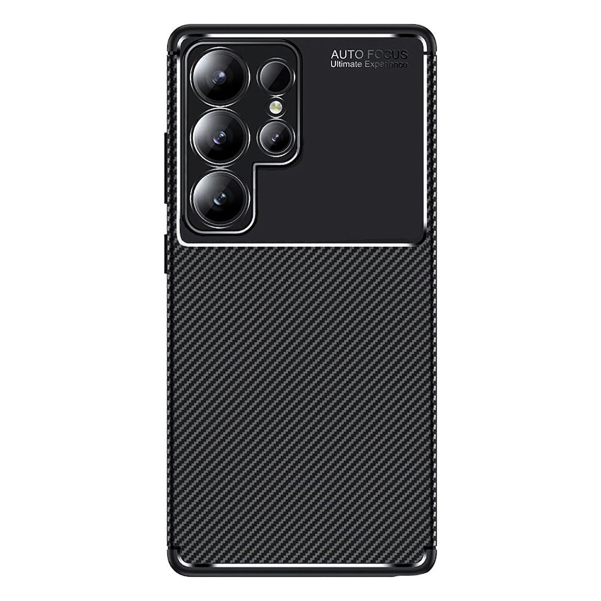 Samsung Galaxy S25 Ultra Kılıf Focus Carbon Silikon Kapak